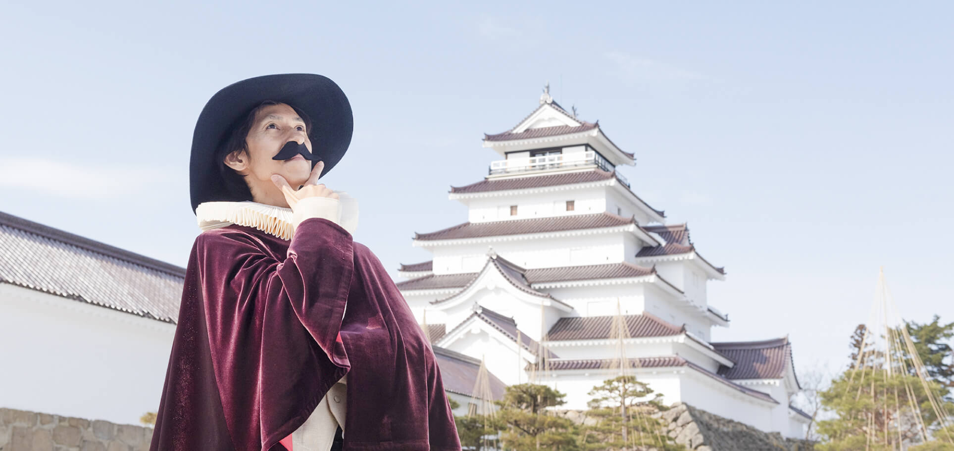 会津鶴ヶ城でフォトジェニック！