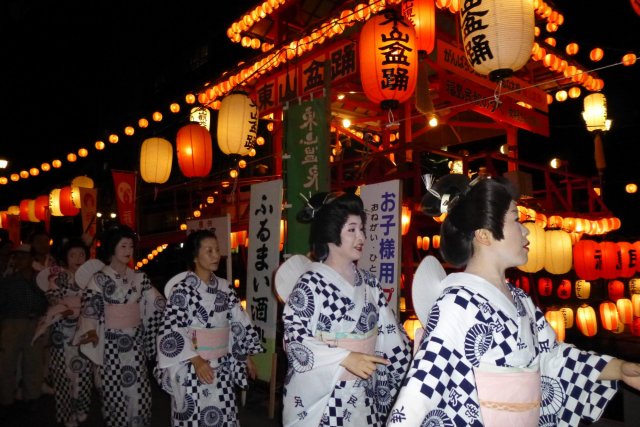 東山温泉盆踊り