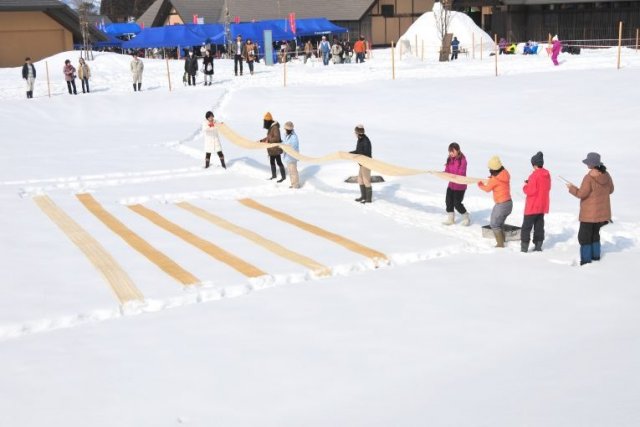 からむし織の里 雪まつり