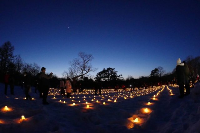 裏磐梯雪まつり ナイトファンタジー