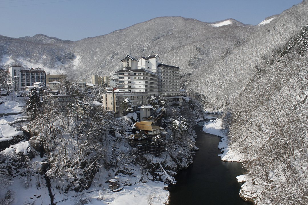 冬の芦ノ牧温泉