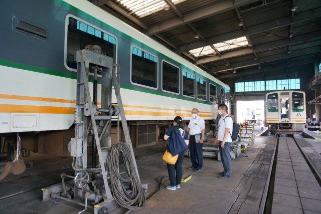 会津鉄道株式会社　車両基地見学（会津田島駅）
