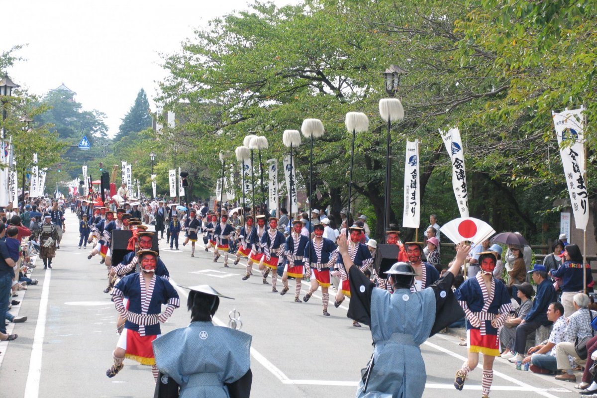 会津藩公行列の見どころスポット