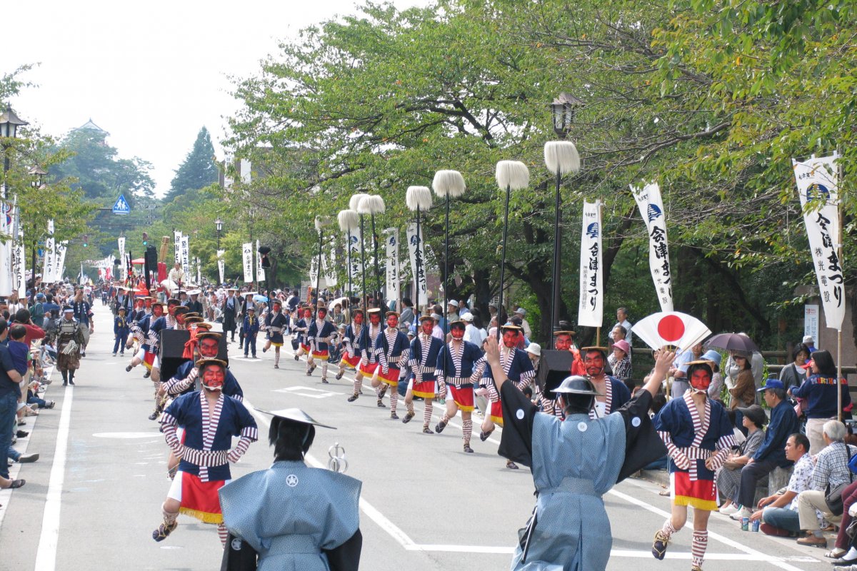 会津藩公行列の見どころスポット