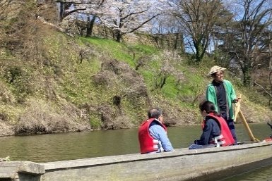 鶴ヶ城和船（わせん）体験