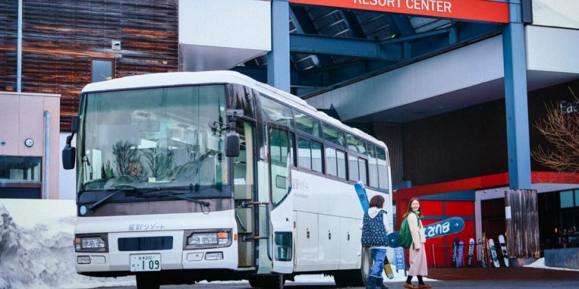 到着イメージ（※バスは画像と異なりますのでご注意ください。）